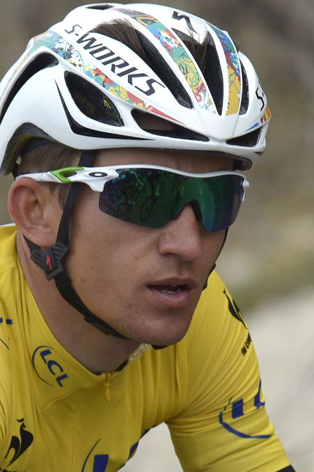 Michal Kwiatkowski (Etixx - Quick-Step) in yellow