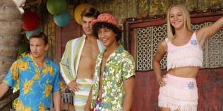 Jordan Fisher and the cast of Teen Beach Movie