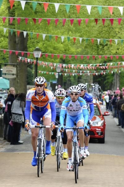The break of the day included Paul Voss (Milram), Rick Flens (Rabobank), Stefano Pirazzi (Colnago - CSF Inox) and Mauro Facci (Quick Step).