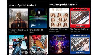 Apple Music spatial audio screenshot