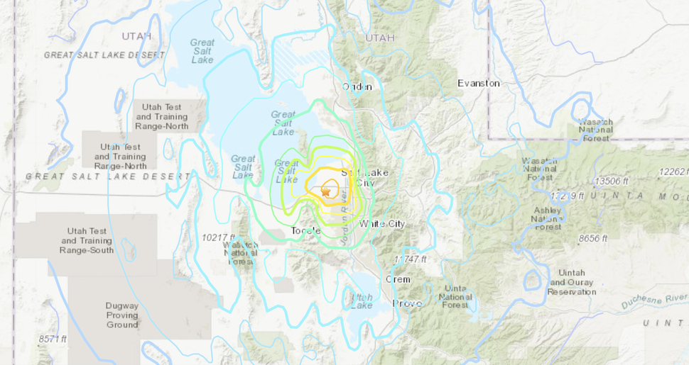 A magnitude 5.7 earthquake just slammed Utah, the state's largest in nearly 30 years