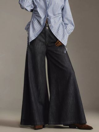 Pilcro Palazzo Mid-Rise Wide-Leg Jeans