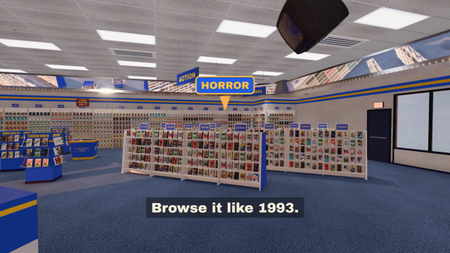 Halcyon Video store interior