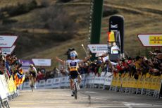 Remco Evenepoel wins stage three of volta catalunya at la molina