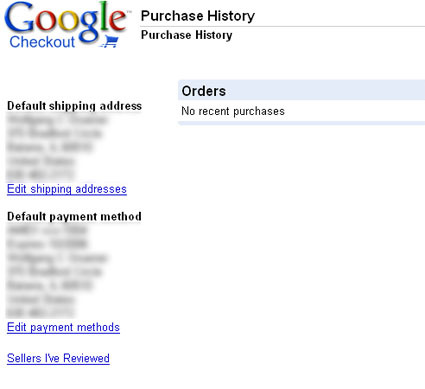Users are able to see and edit shipping and credit card information and track orders on one page.