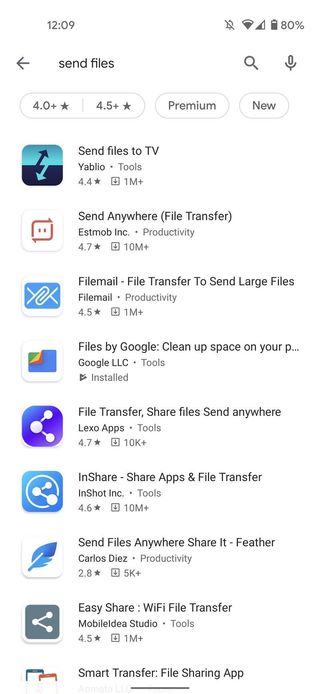 Send Files to TV app in the Play Store