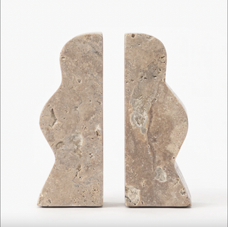 Catriona Travertine Bookends (set of 2)