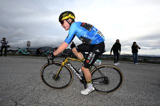 Jonas Vingegaard (Visma-Lease A Bike) attacked on final climb Monte Petrano to win stage 6