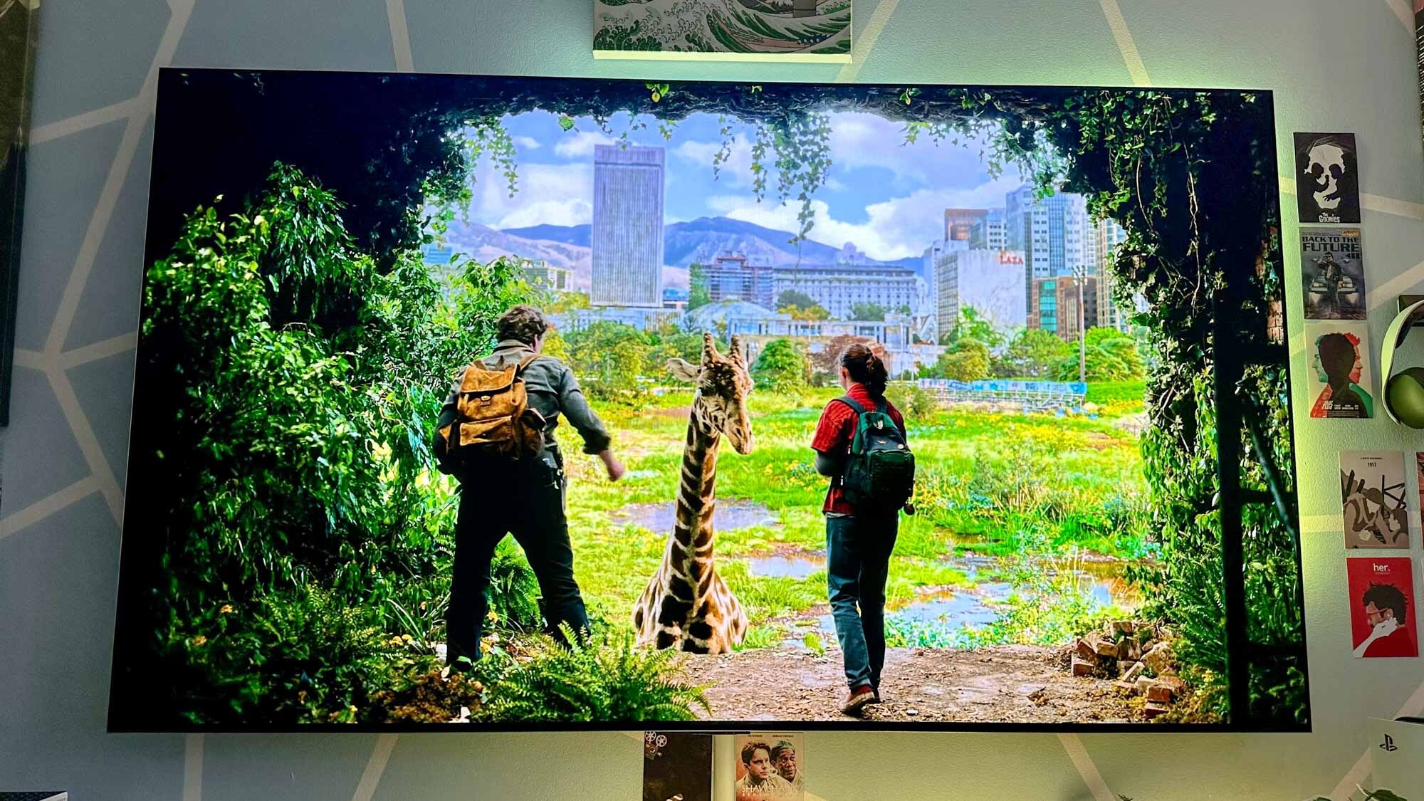 The Last of Us HBO - scène de girafe