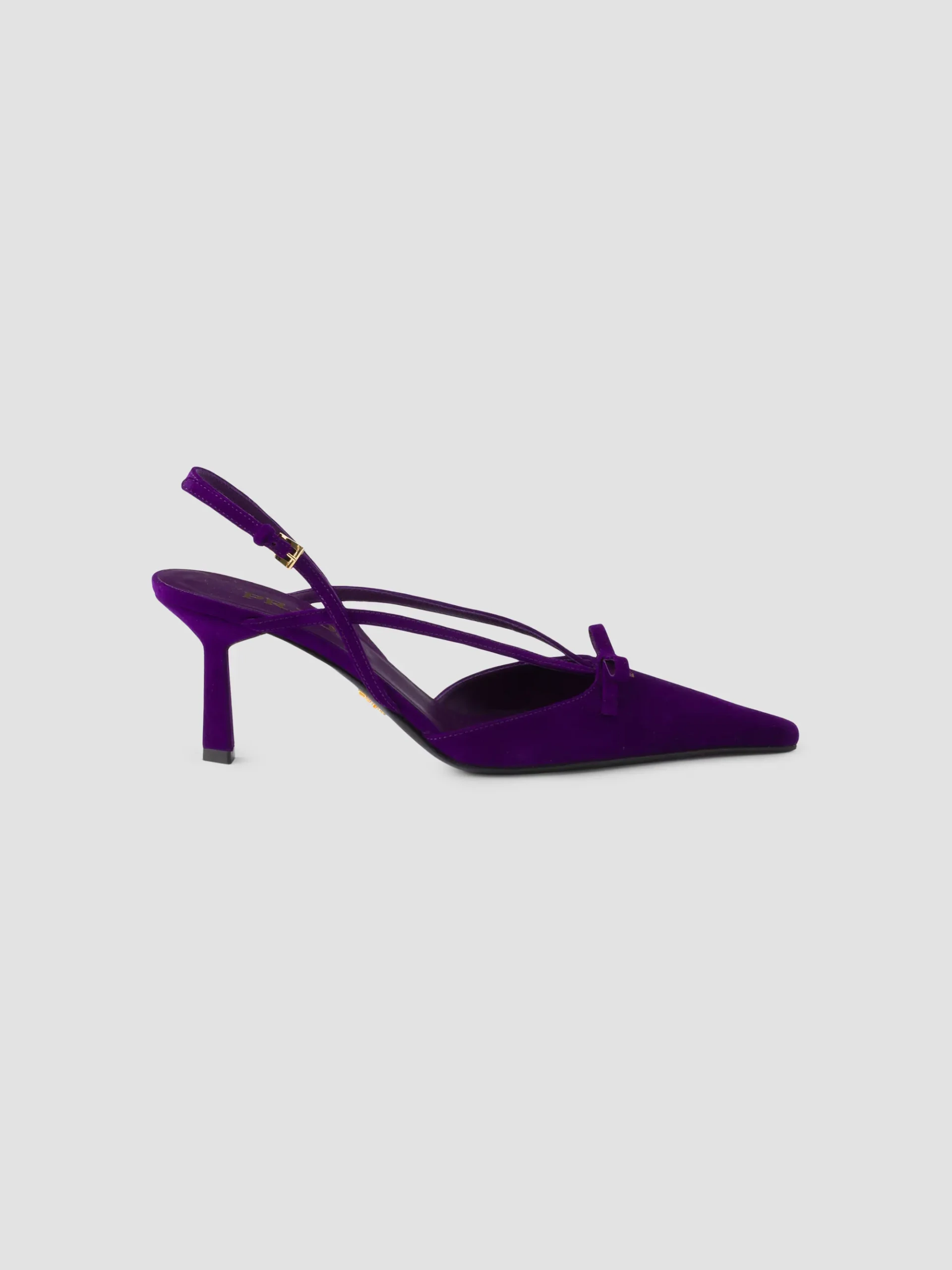 Suede Slingback Pumps
