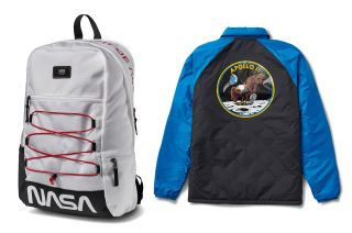 Vans Space Voyager Collection, celebrating NASA’s 60 years, features apparel and accessories in addition to footwear.