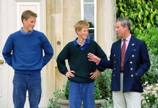 Prince Charles, Prince William and Prince Harry