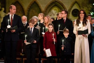 Wales family at Christmas carol concert