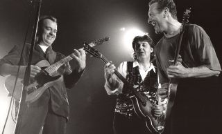 Robbie McIntosh, Paul McCartney and Hamish Stuart