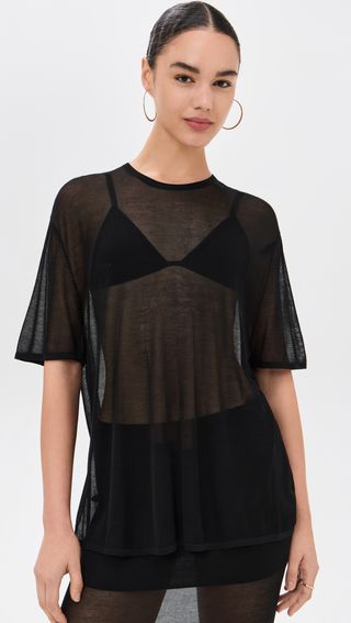 Sheer Oversized Tee