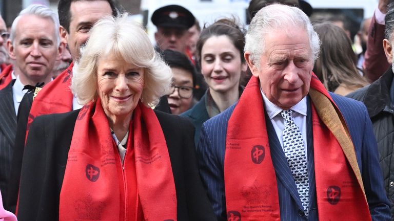 Prince Charles, Prince of Wales and Camilla, Duchess of Cornwall visit Chinatown on the occasion of the Lunar New Year