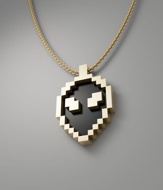 Susan Kare alien necklace Asprey