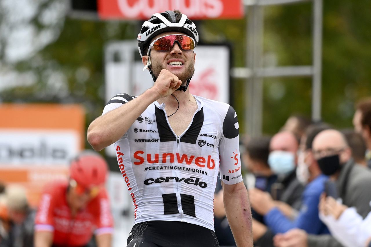 La Fleche Wallonne 2020 - 84th Edition - Herve - Mur de Huy 202 km - 30/09/2020 - Marc Hirschi (SUI - Team Sunweb) - photo Vincent Kalut/PN/BettiniPhoto&Acirc;&copy;2020