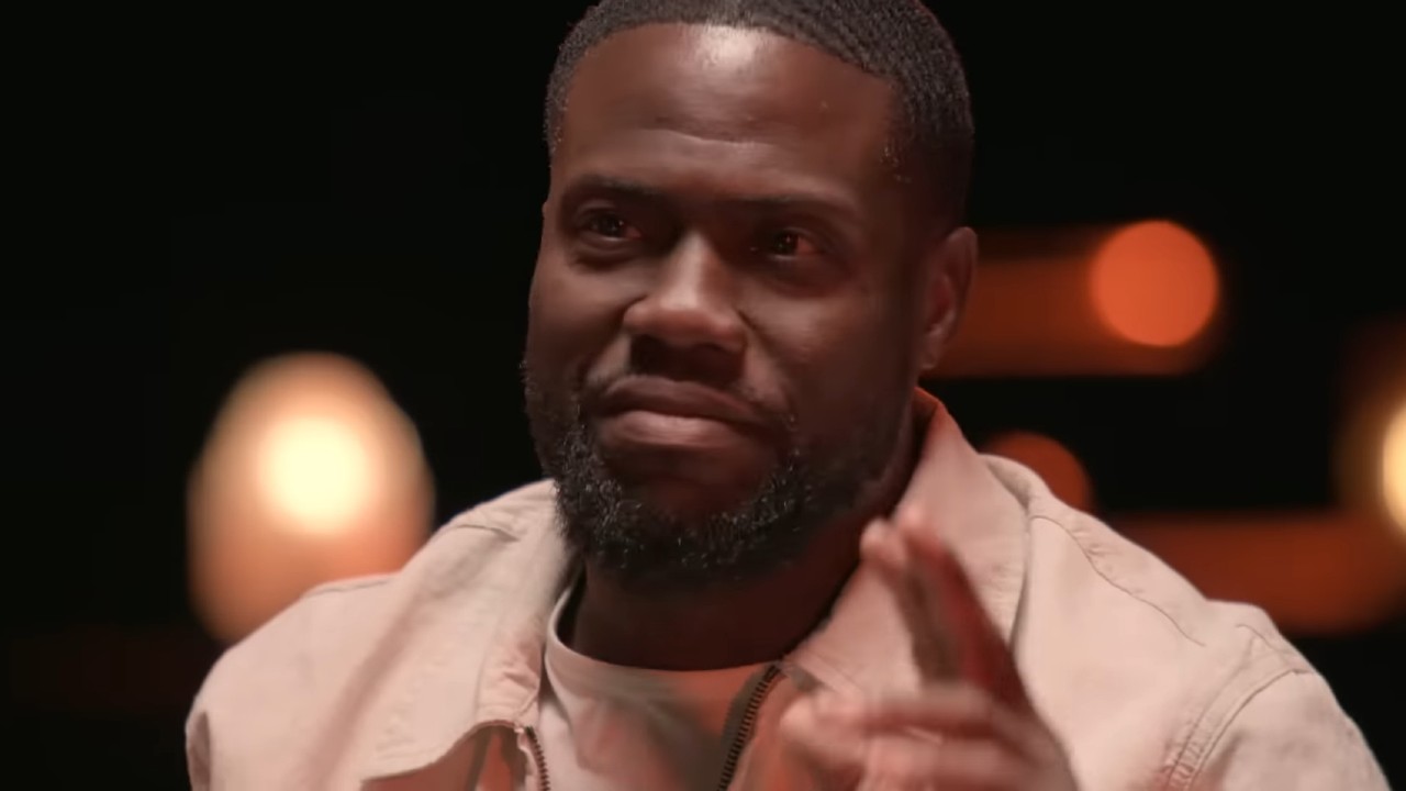 Kevin Hart talking in Funny AF with Kevin Hart.