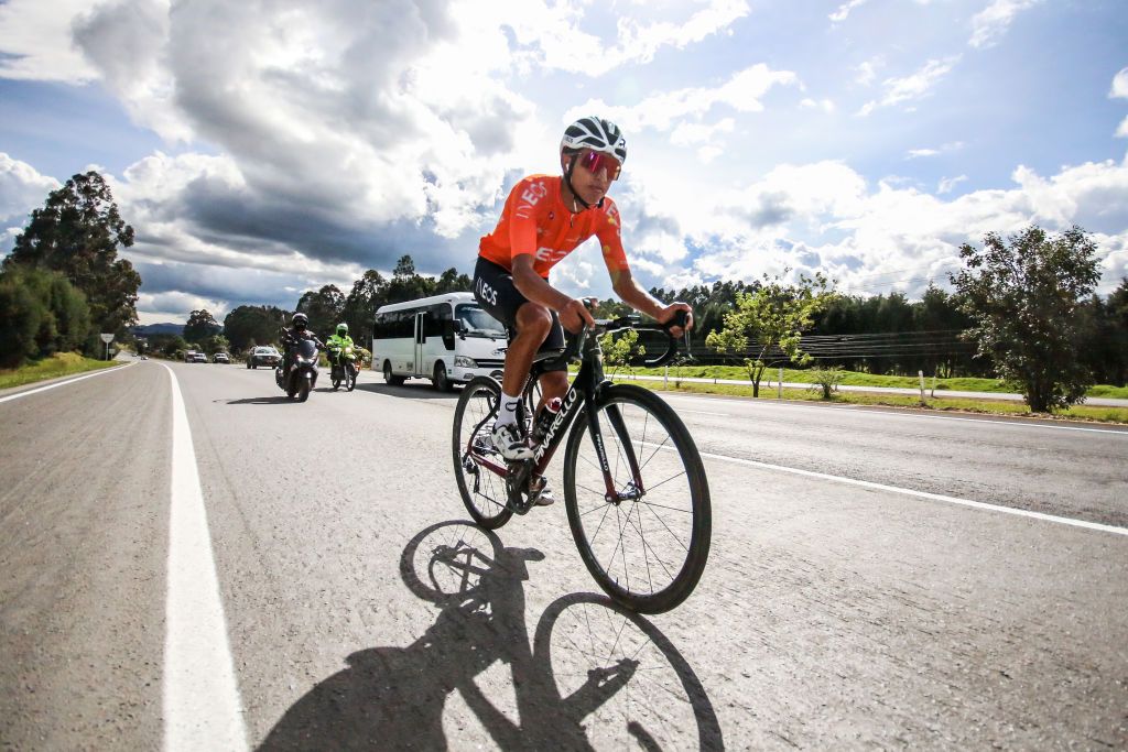 Egan Bernal training in Colombia