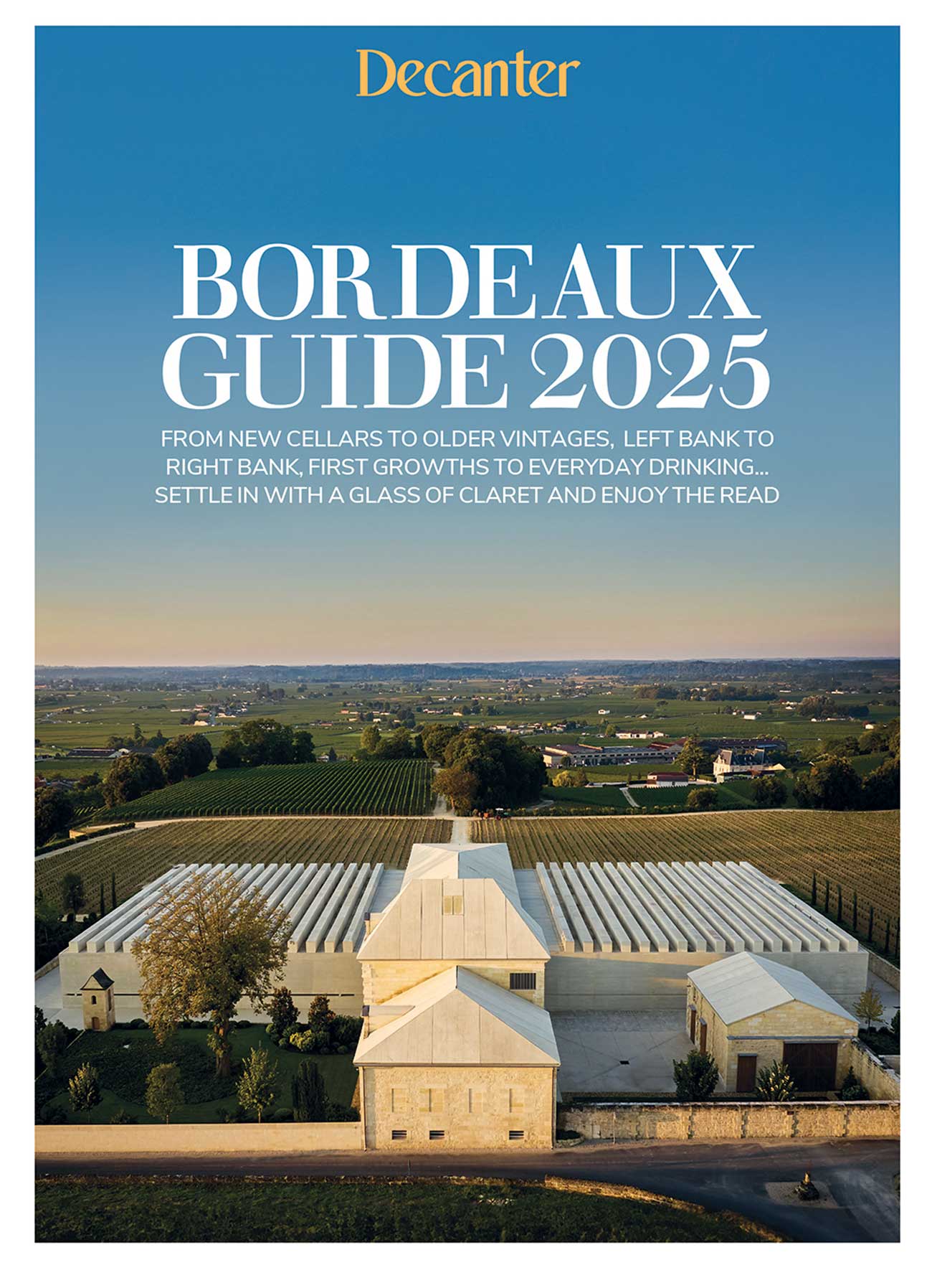 Cover of Decanter's Bordeaux supplement 2025