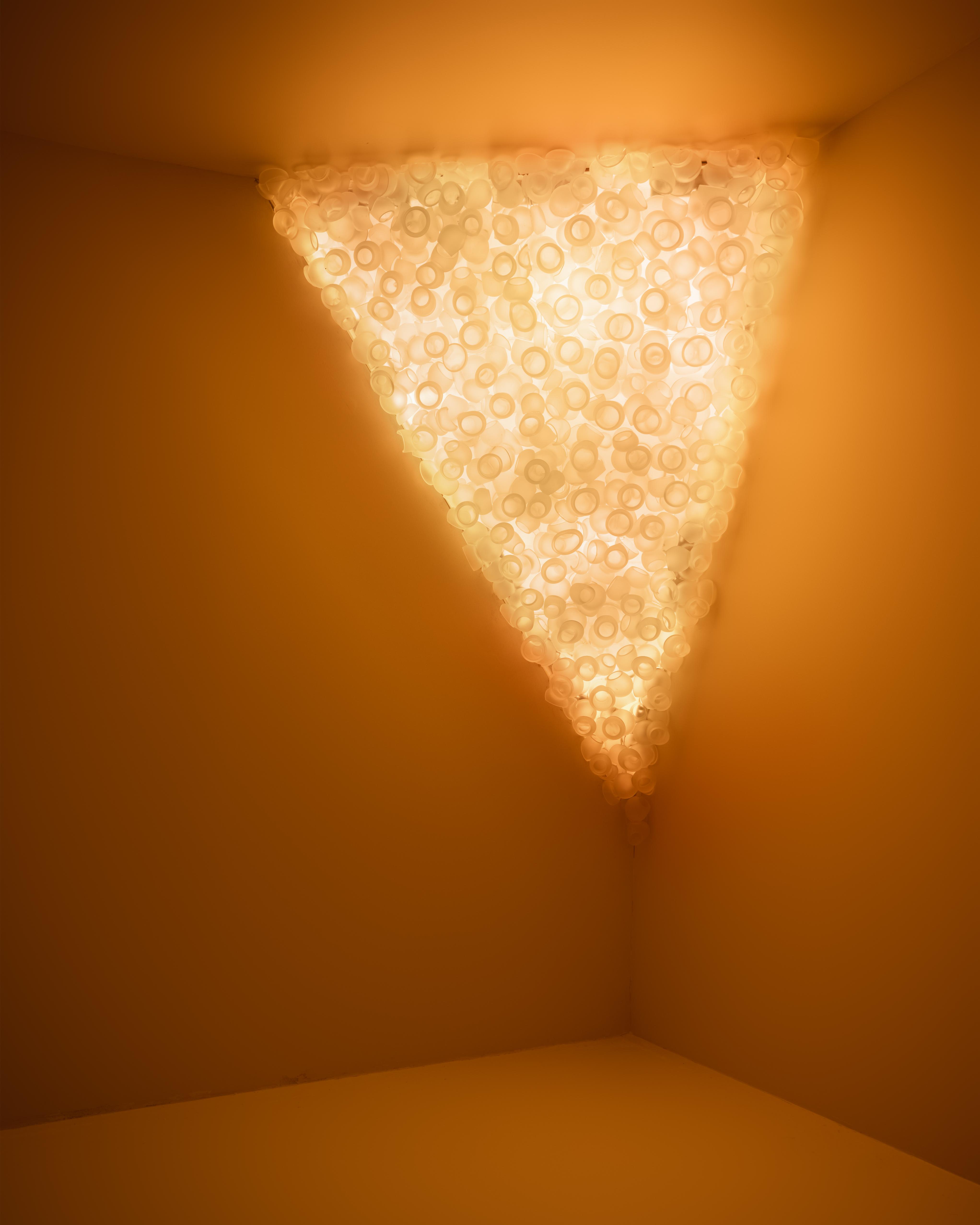 light installation in Milanese interior