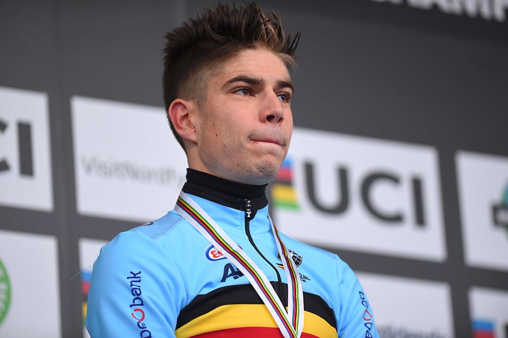Wout Van Aert was second at the World Championships in Bogense