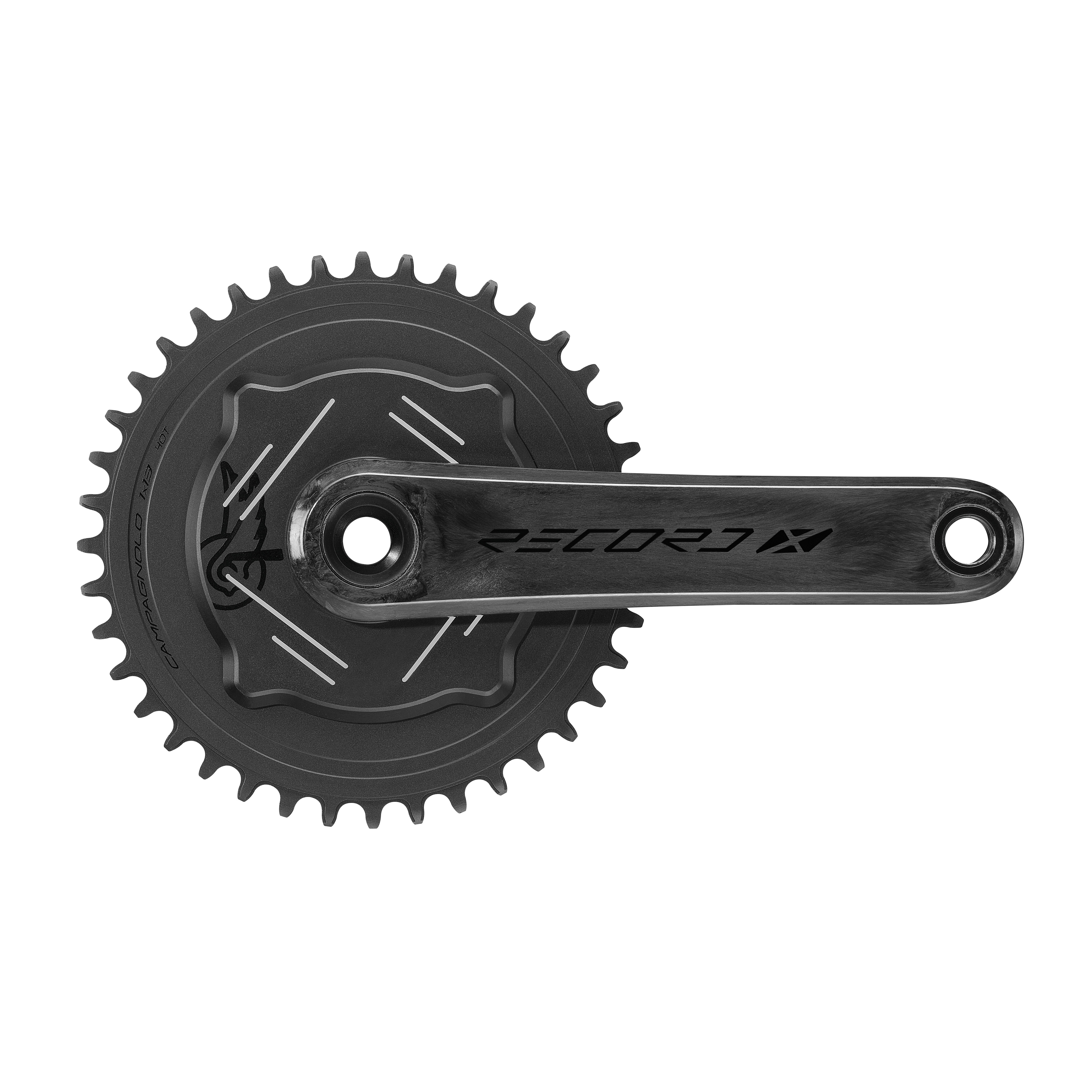 A Campagnolo Record 1X chainset  