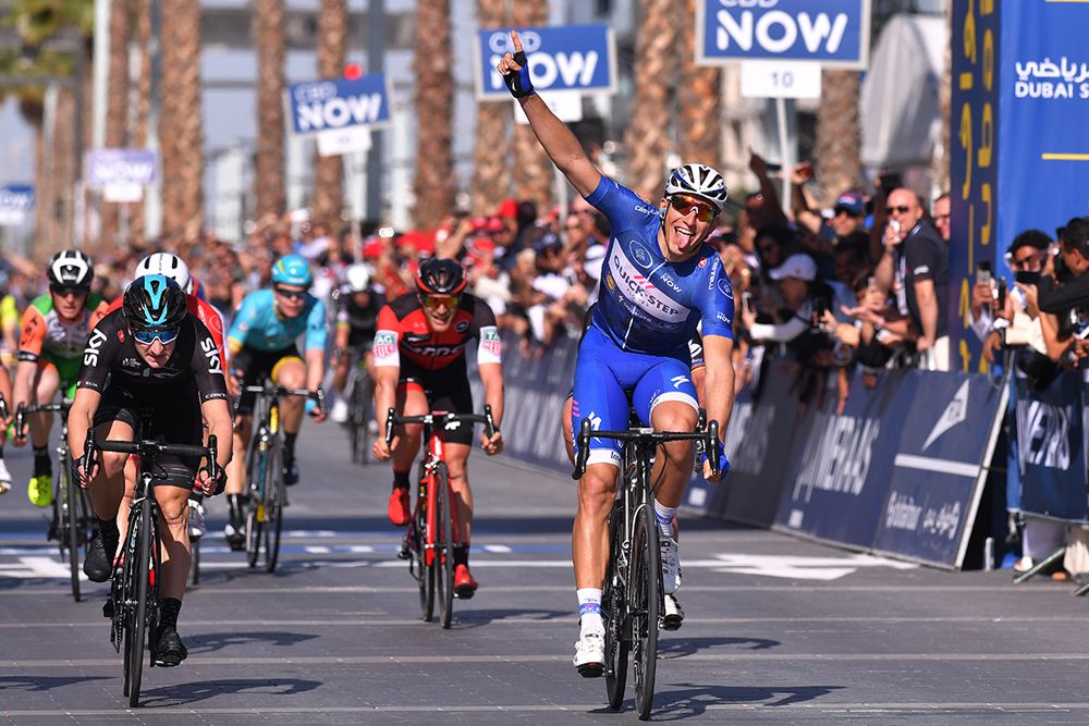 Marcel Kittel (QuickStep Floors) wins the final stage of the 2017 Dubai Tour