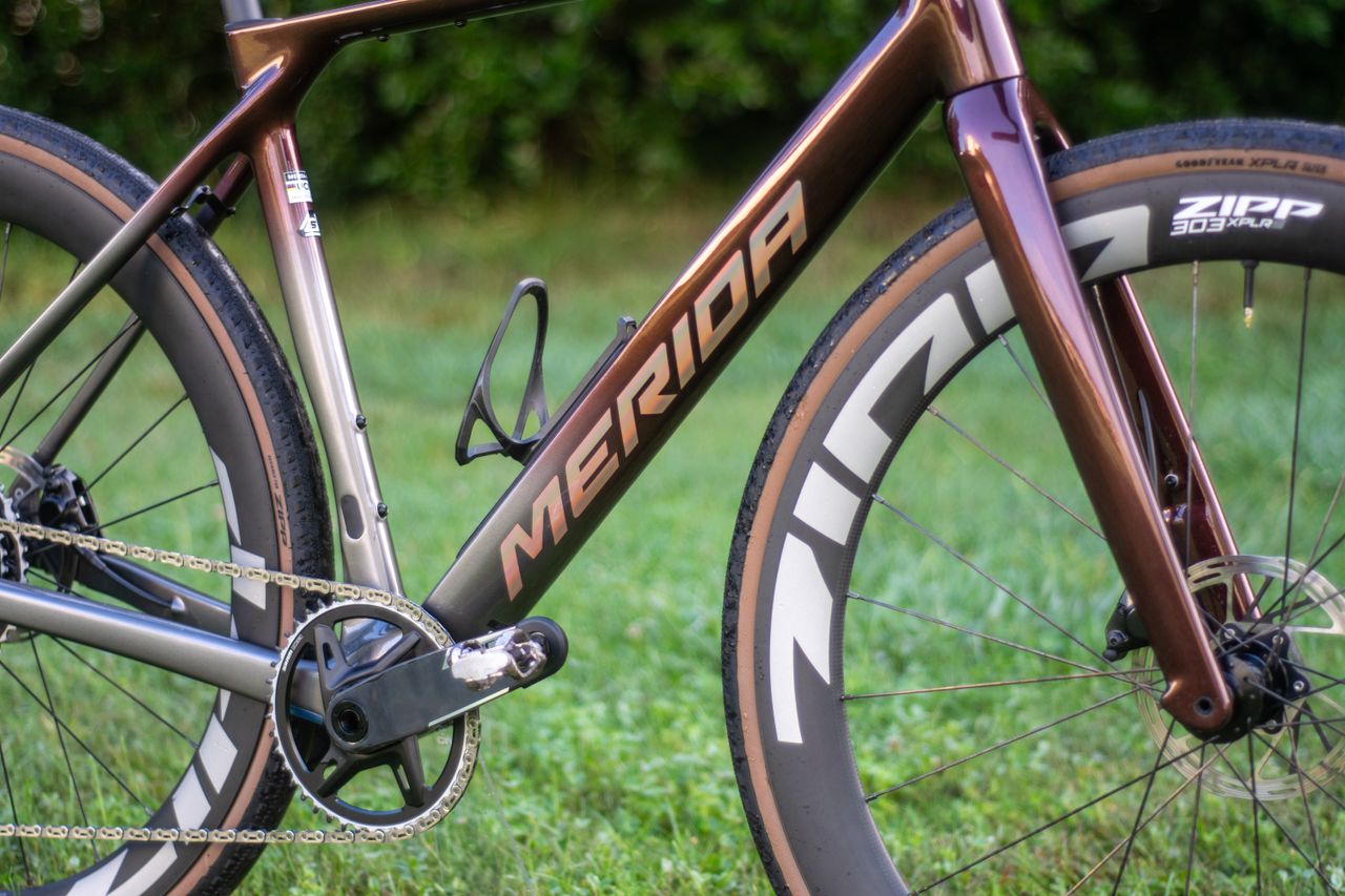 A Merida Mission gravel bike