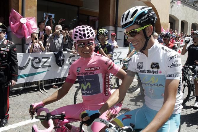 Nairo Quintana and Fabio Aru