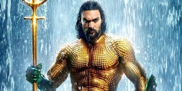 Jason Momoa as aquaman in armor