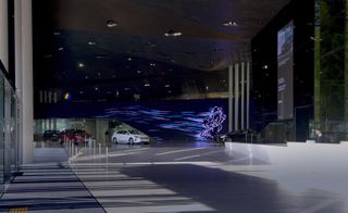 video artworks in Hyundai Motorstudio