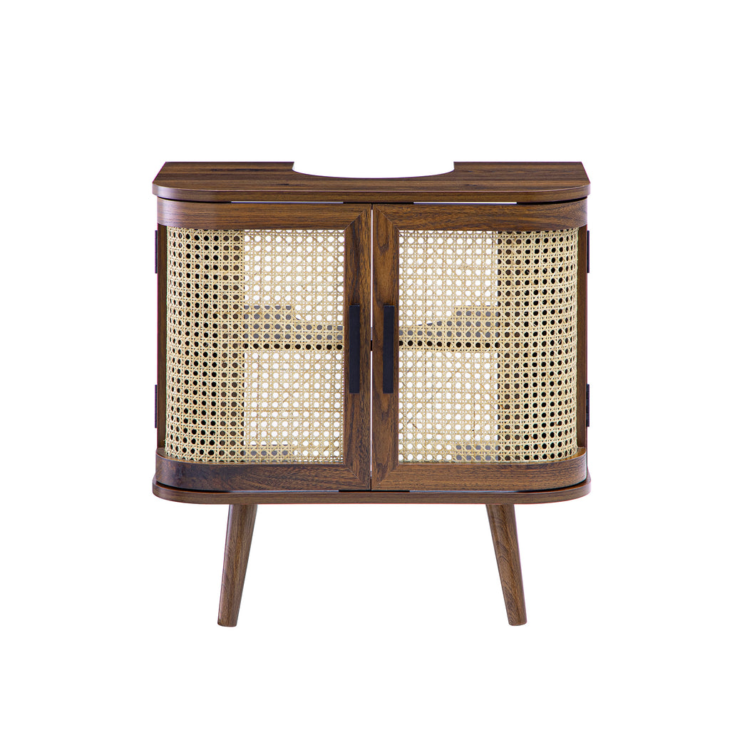 daals Izzy Curved Rattan Undersink Unit