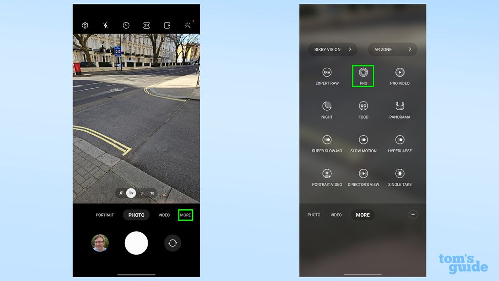 How to take RAW photos on the Samsung Galaxy S23 Ultra | Tom's Guide