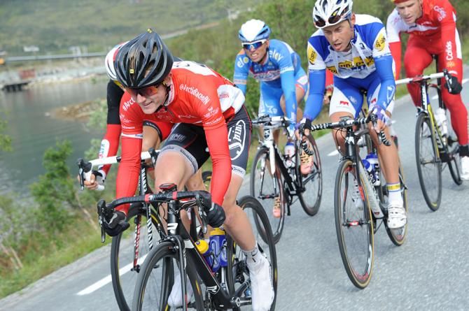 Riders during the final stage