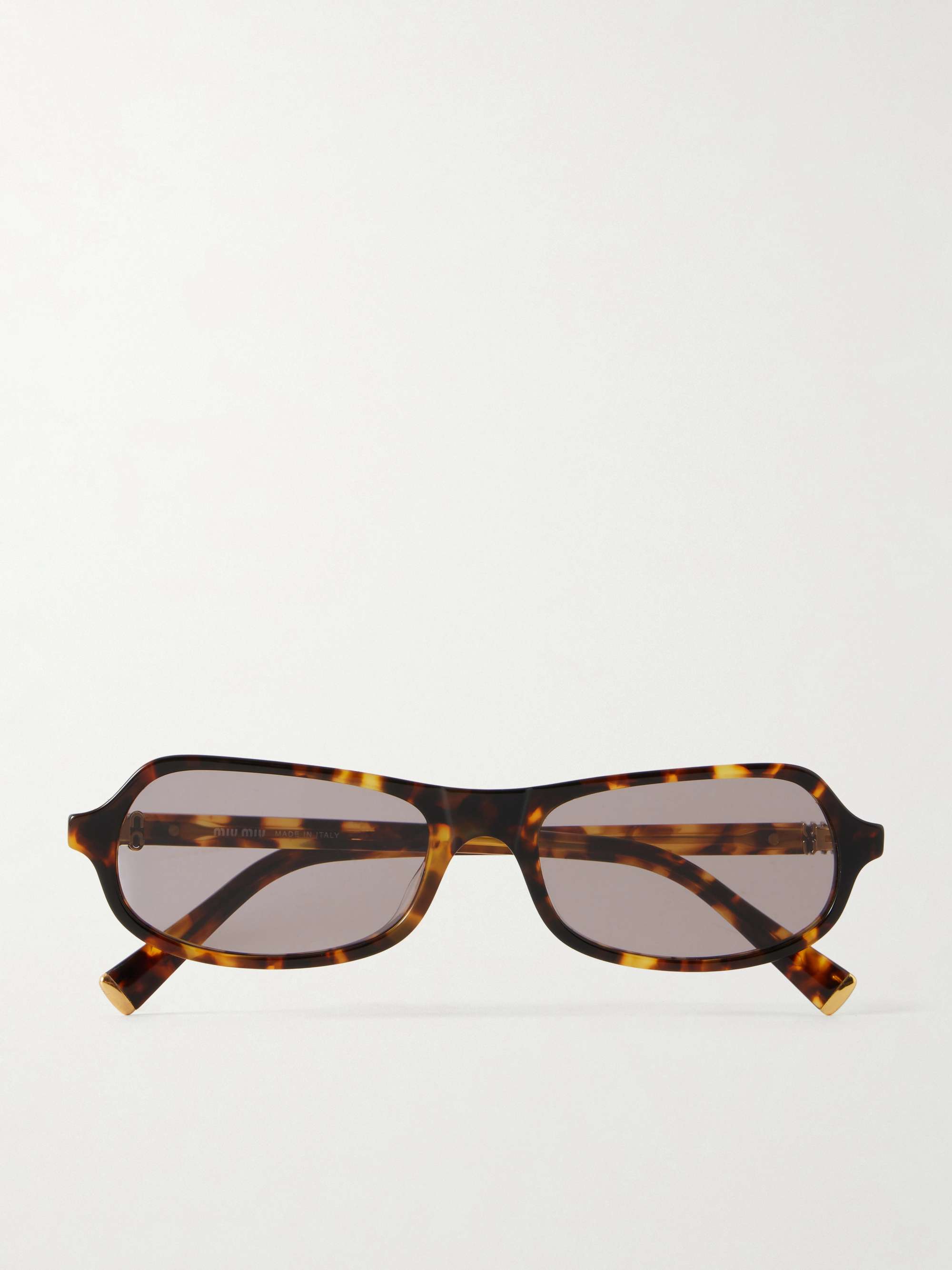 Round-Frame Acetate Sunglasses