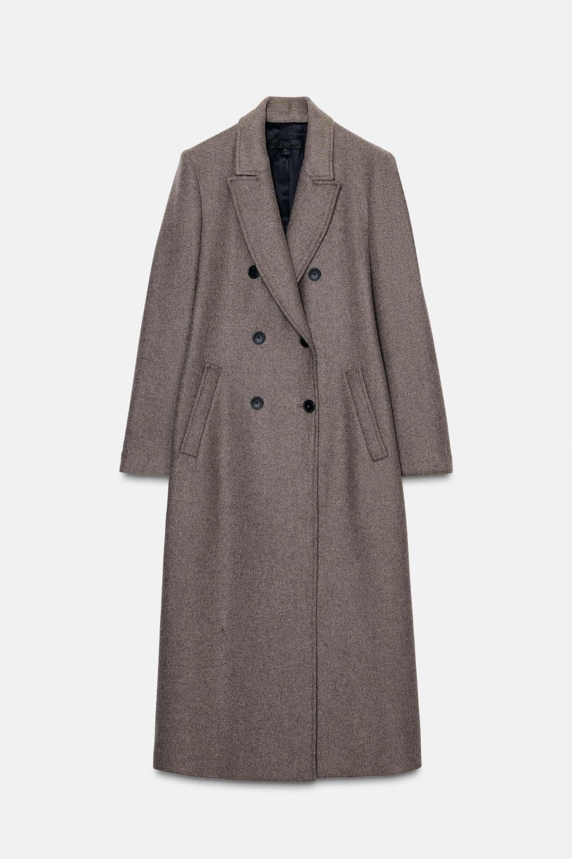 Double-Breasted Long Coat