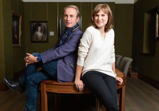 Fiona Bruce and Philip Mould in Fake or Fortune?