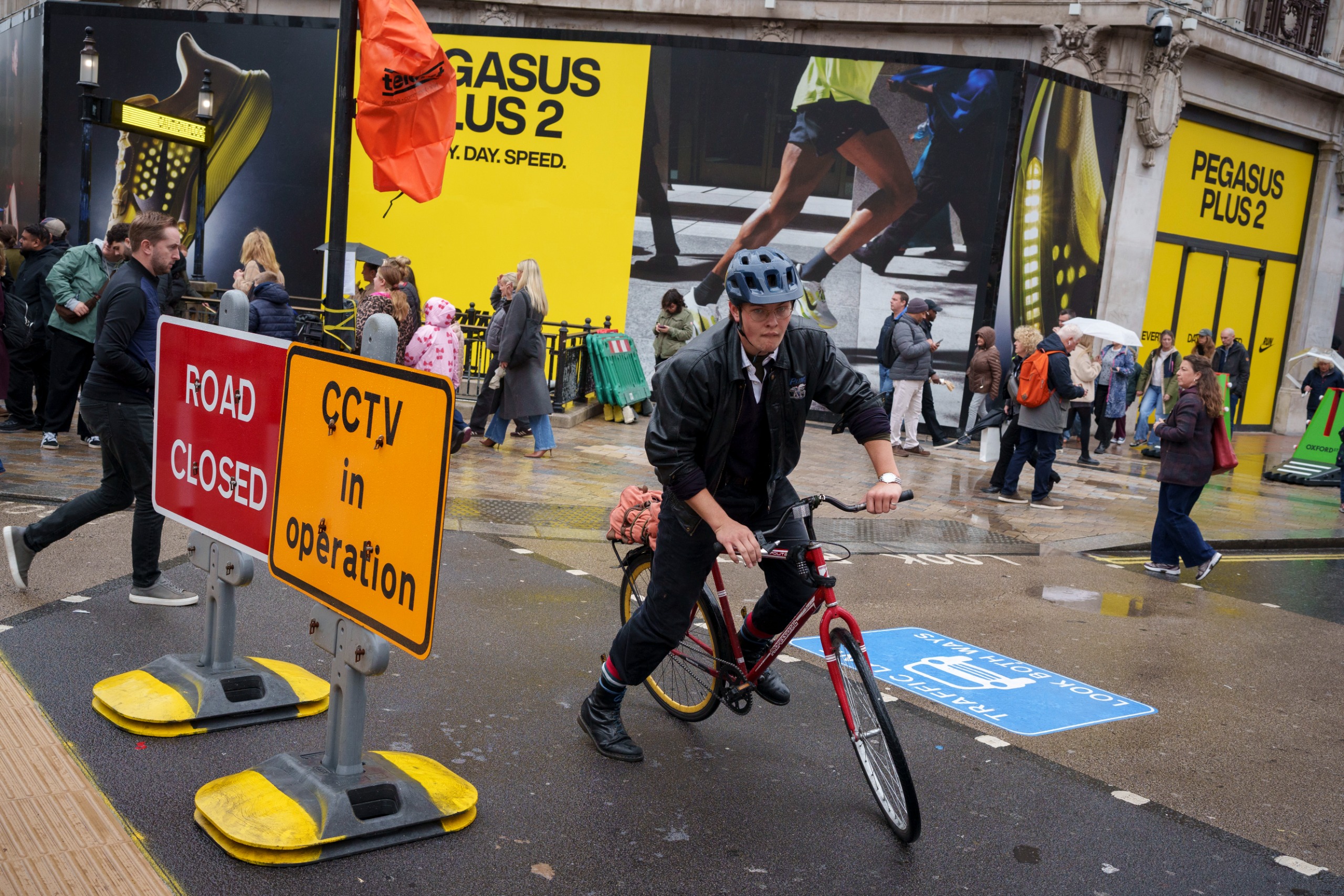 Mainstream media shows some riders still using the newly revamped road
