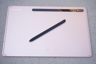 The Samsung Galaxy Tab S8+ and S Pen