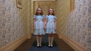 Louise and Lisa Burns as the Grady Twins in "The Shining"