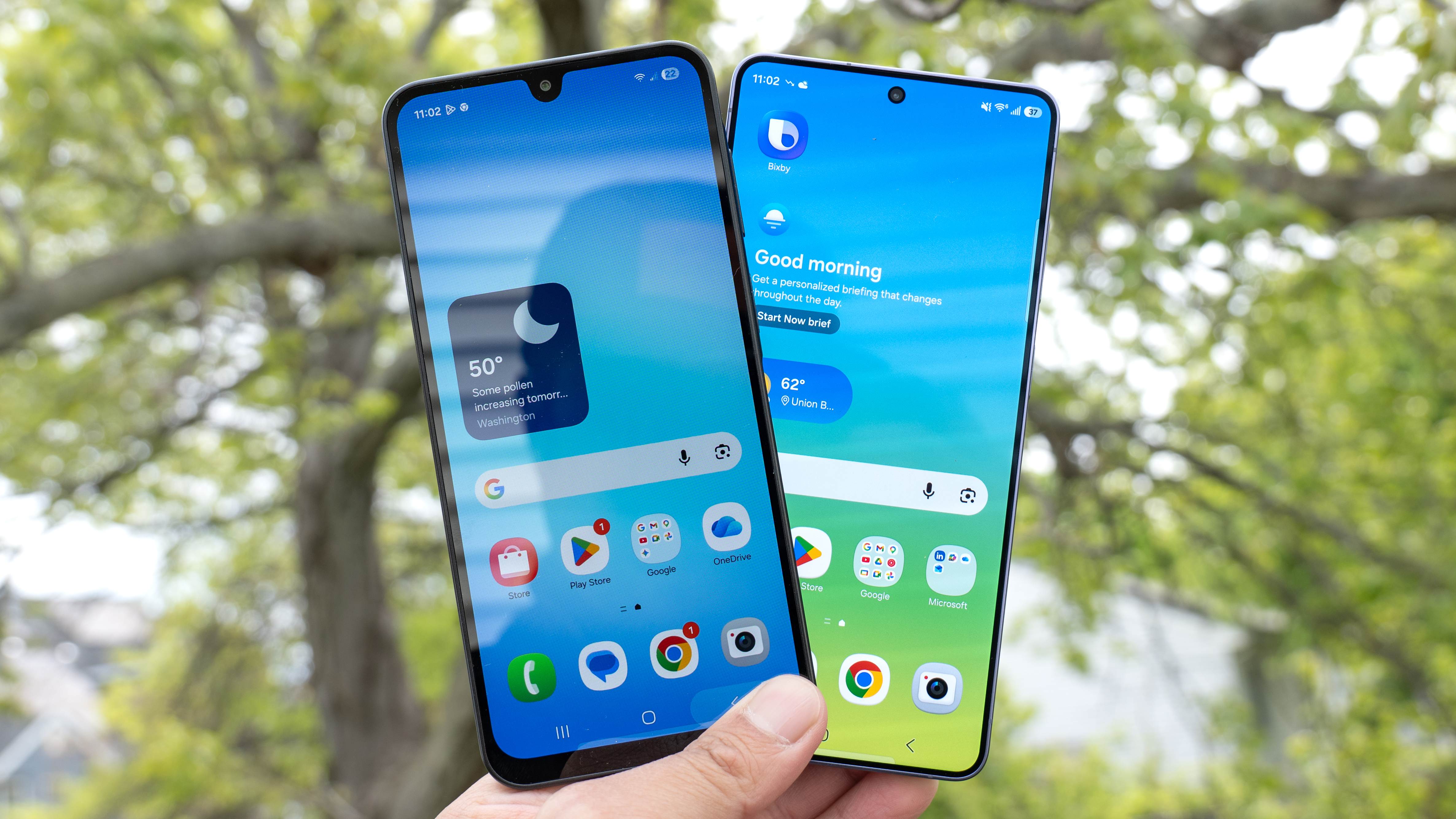 Galaxy A17 و Galaxy S26 Ultra.