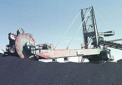 A coal mine in Wyoming