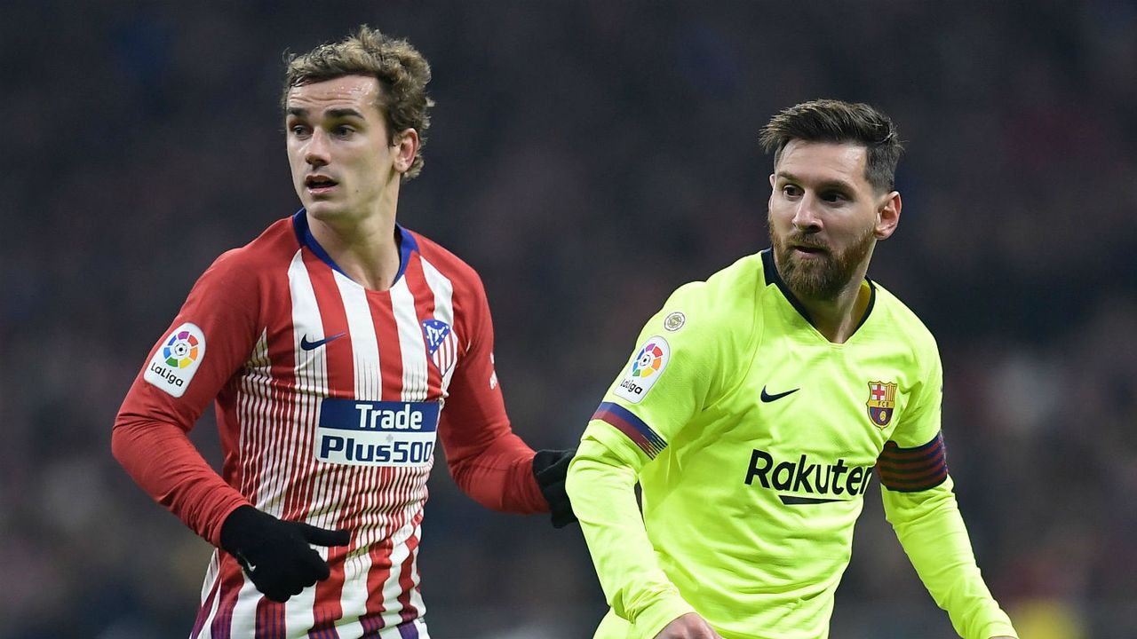 Antoine Griezmann could be lining up alongside Lionel Messi at Barcelona next season