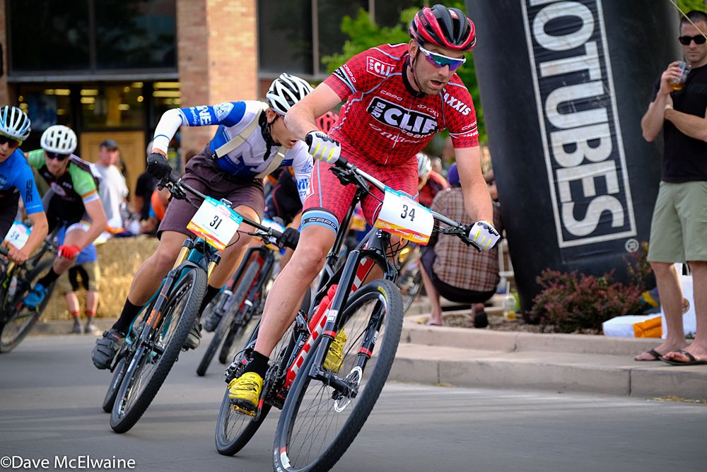 Troy Wels (Cliff Bar) was active early and challenging for the lead