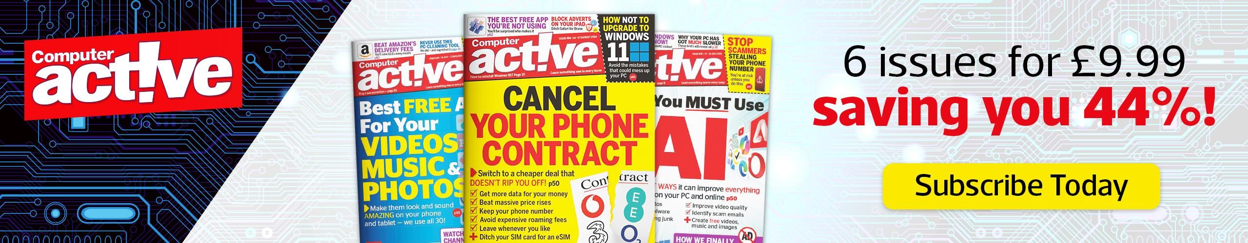 Subscription Special Offers | Get Computer Active