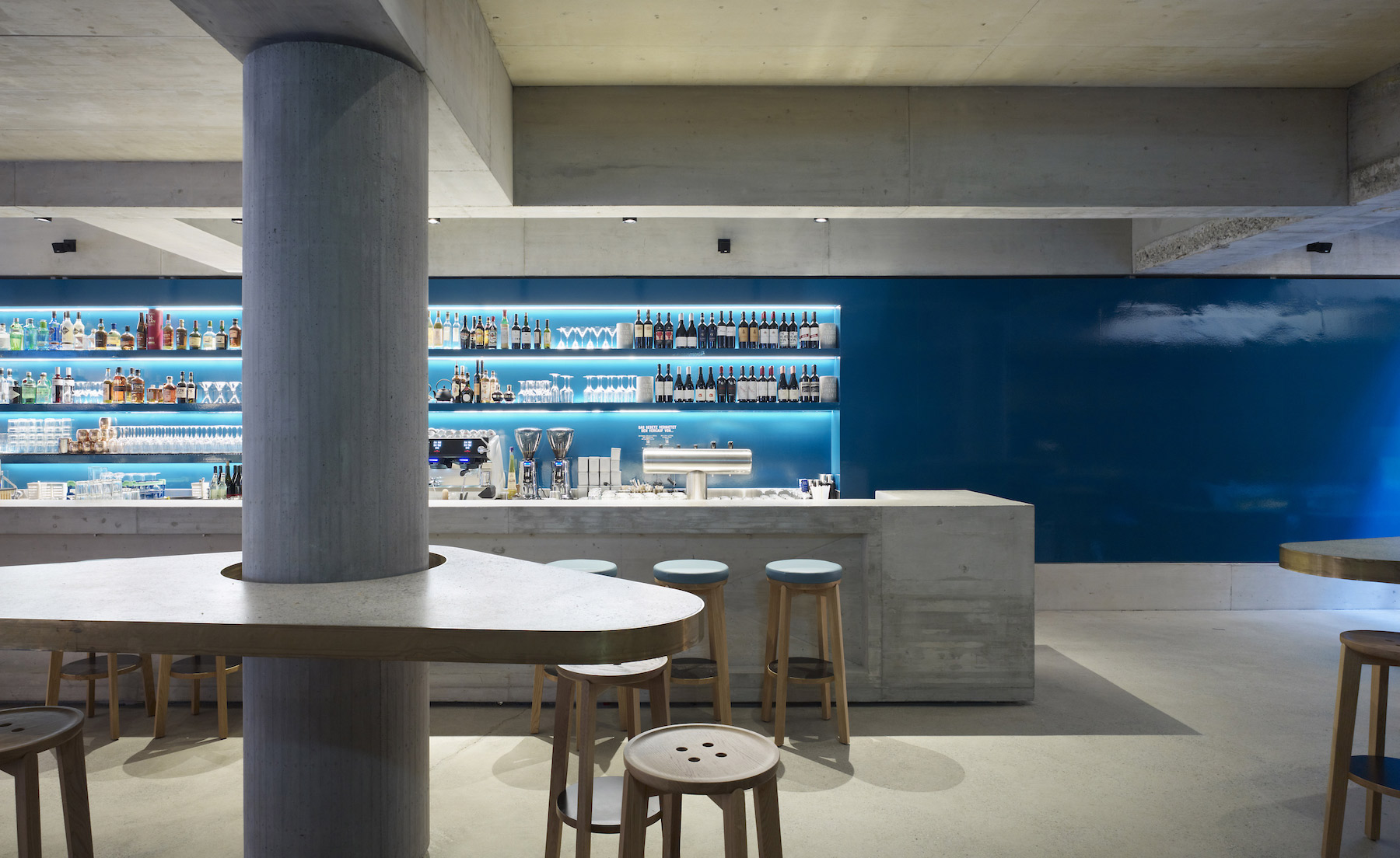 A hotel bar