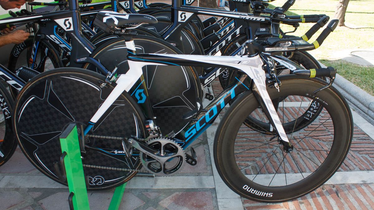 &hellip;which dwarfs this white odd-one-out, possibly Caleb Ewan's (Matthew Allen / Immediate Media)