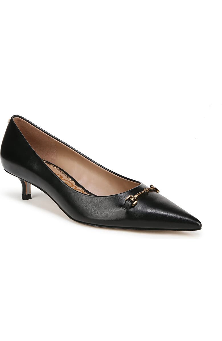Kaya Pointed Toe Kitten Heel Pump